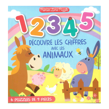 1 2 3 4 5 Découvre les chiffres - Puzzle book