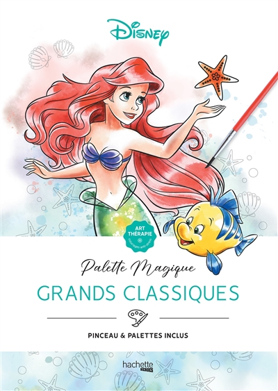 Grands classiques Disney - Palette magique. Avec 1 pinceau et palettes