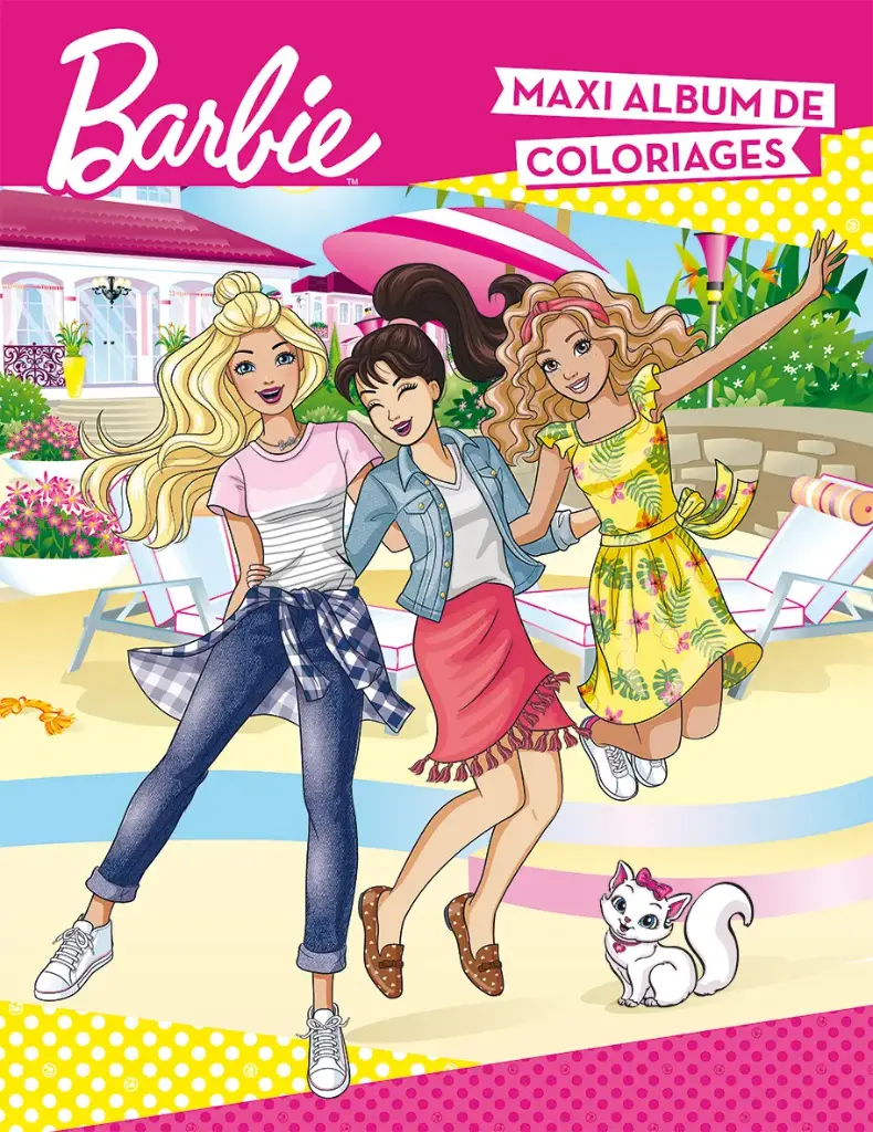 Maxi album de coloriages - Barbie