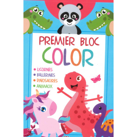 Premier Bloc Color - Licornes, ballerines...