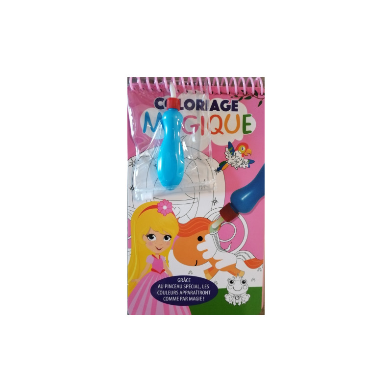 Coloriage avec pinceau magique - les princesses