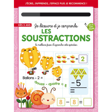 Livre effaçable - Les soustractions