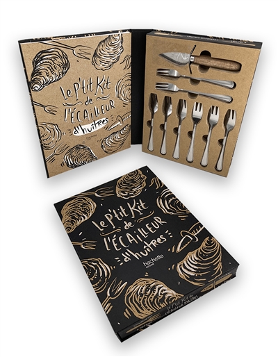 Le p'tit kit de l'écailleur d'huîtres - Avec 1 lancette à huîtres et 8 fourchettes