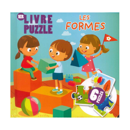 1er livre puzzle - Les formes - 6 puzzles