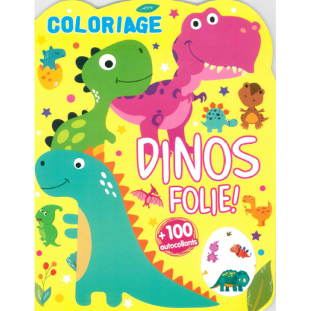 DINOS FOLIE - Coloriages