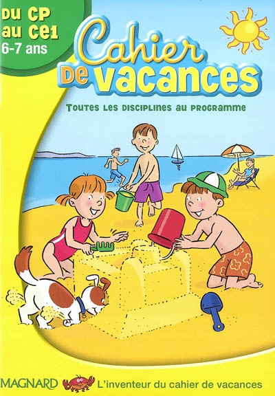 Cahier de vacances du CP au CE1