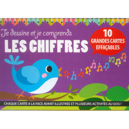 Je dessine et je comprends Les chiffres - effaçable spirale