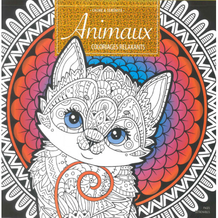 Animaux, coloriages relaxants