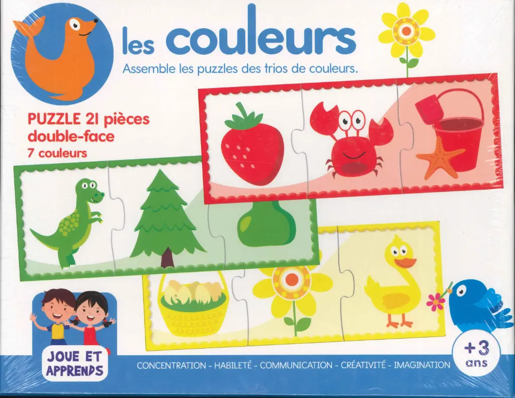 Boîte de jeu - Les couleurs + 3 ans