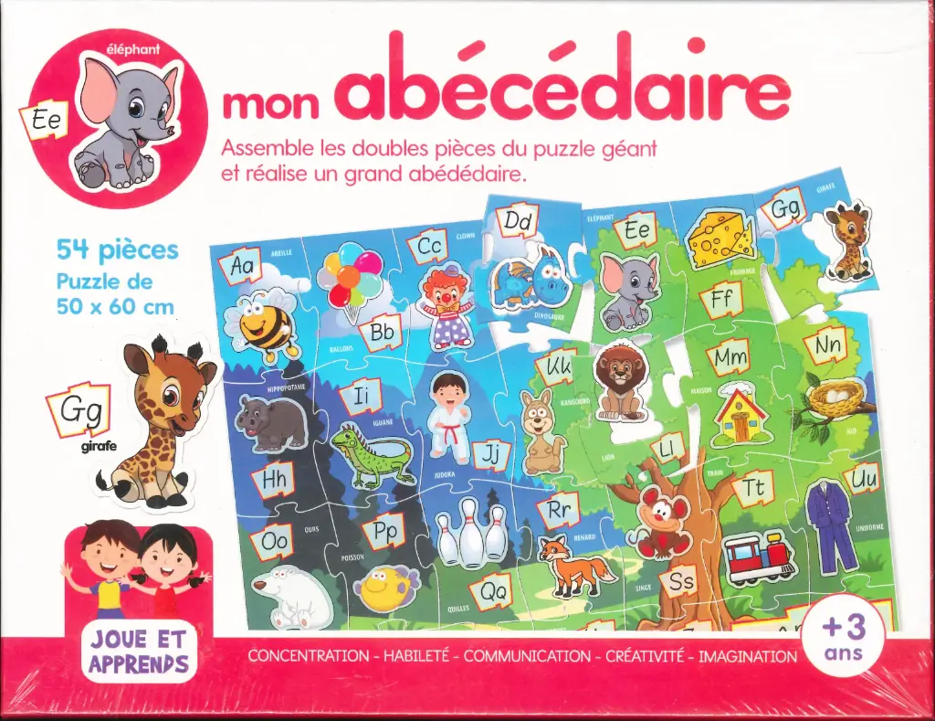 Boîte de jeu - Mon abécédaire + 3 ans