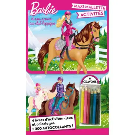 Maxi-Mallette d'activités - Barbie au club hippique