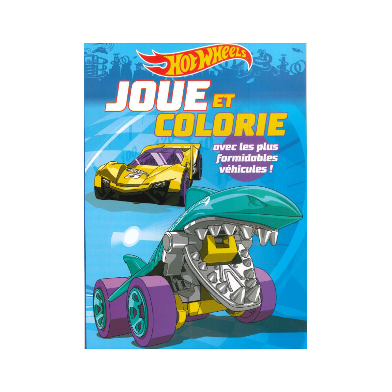 Hot Wheels - Joue et colorie