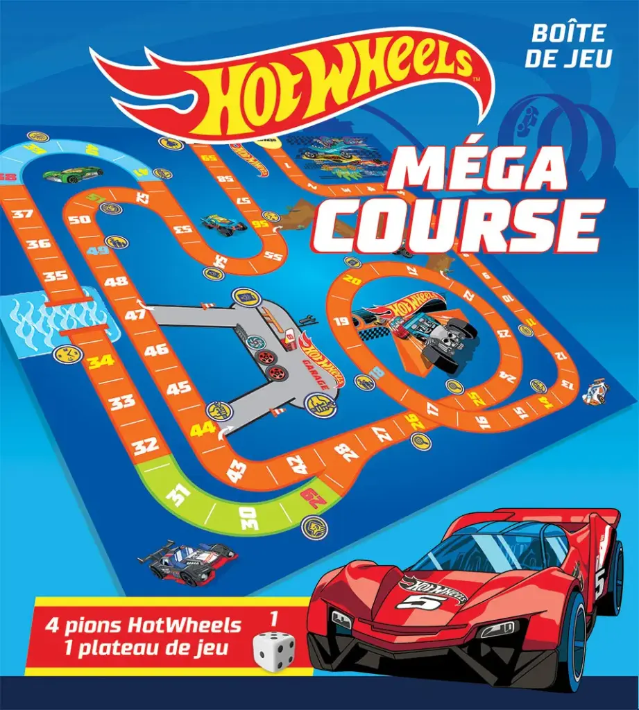 Boîte de jeu - Méga course Hot Wheels