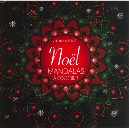 Mandalas Noël à colorier