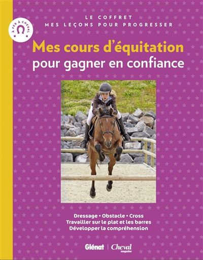 Coffret   Mes cours d'équitation pour gagner en confiance  (2 livres)