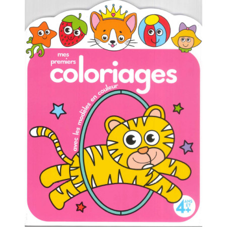 Mes 1er coloriages - Tigre - 4ans+