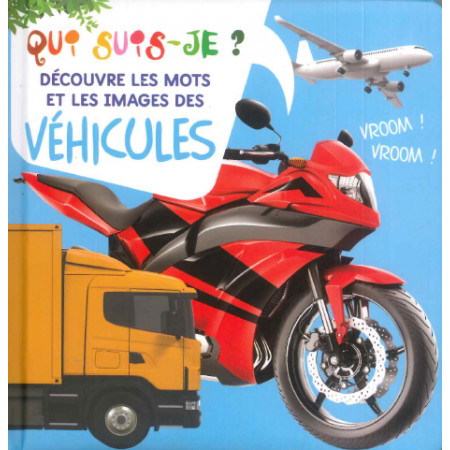 Qui suis-je ? VEHICULES - Cartonné pages percées