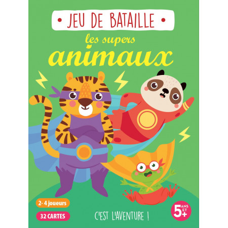 Boite - Jeu de bataille - Les supers animaux