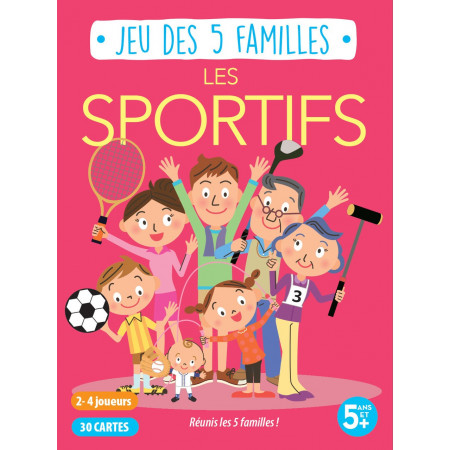 Boite - Jeu des 5 familles - Les sportifs