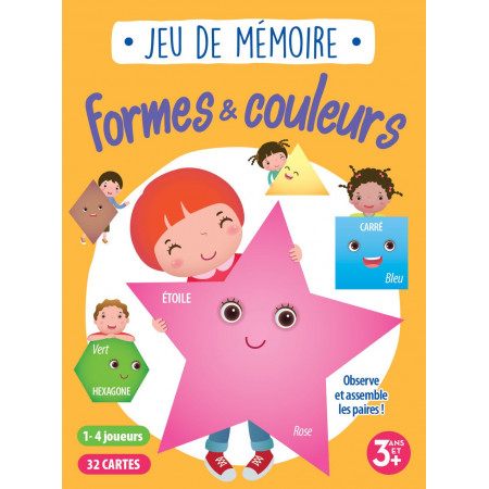 Boite - Jeu de mémoire - Formes & Couleurs