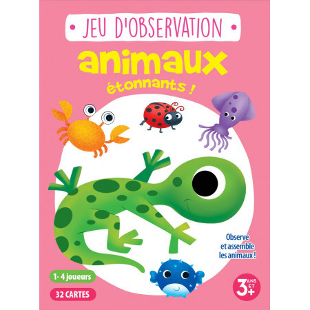 Boite - Jeu d'observation - Animaux Etonnants
