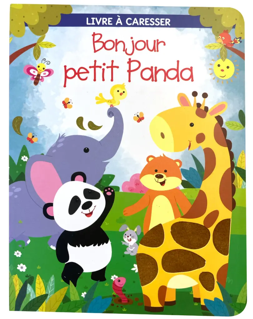 Livre à caresser - Bonjour petit Panda