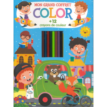 Mon grand coffret COLOR + 12 crayons