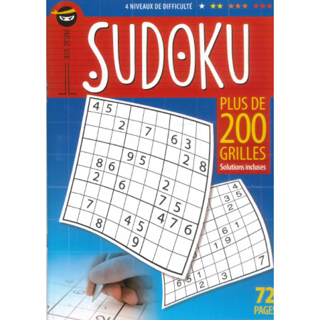 Sudoku adulte livre 2 - 72 pages