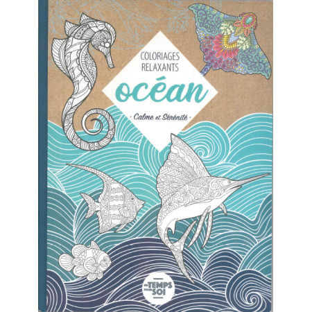  Coloriages relaxants - Océan (Hard cover) 