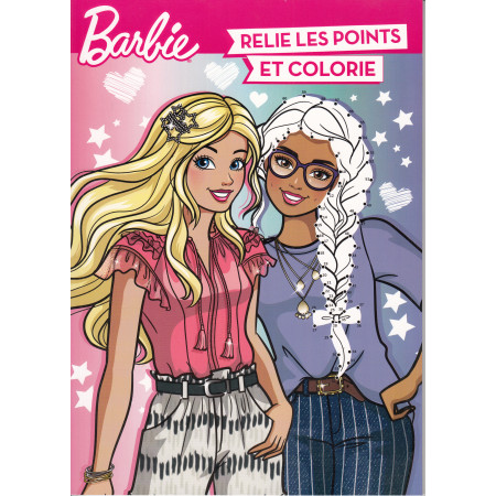 Barbie relie les points et colorie