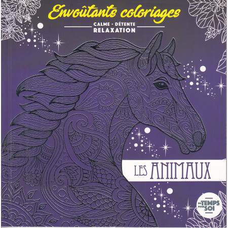 Relax-Art Envoutants Coloriages Animaux - Foil Square