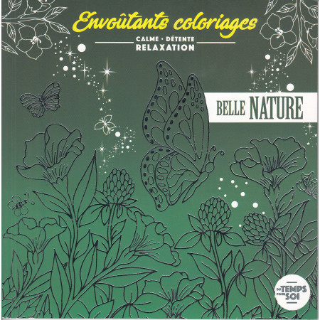 Relax-Art Envoutants Coloriages Nature - Foil Square