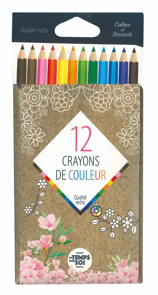 Pack de 12 crayons de couleur - RELAX-ART