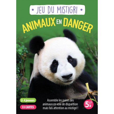Boite - Jeu du Mistigri - Animaux en danger