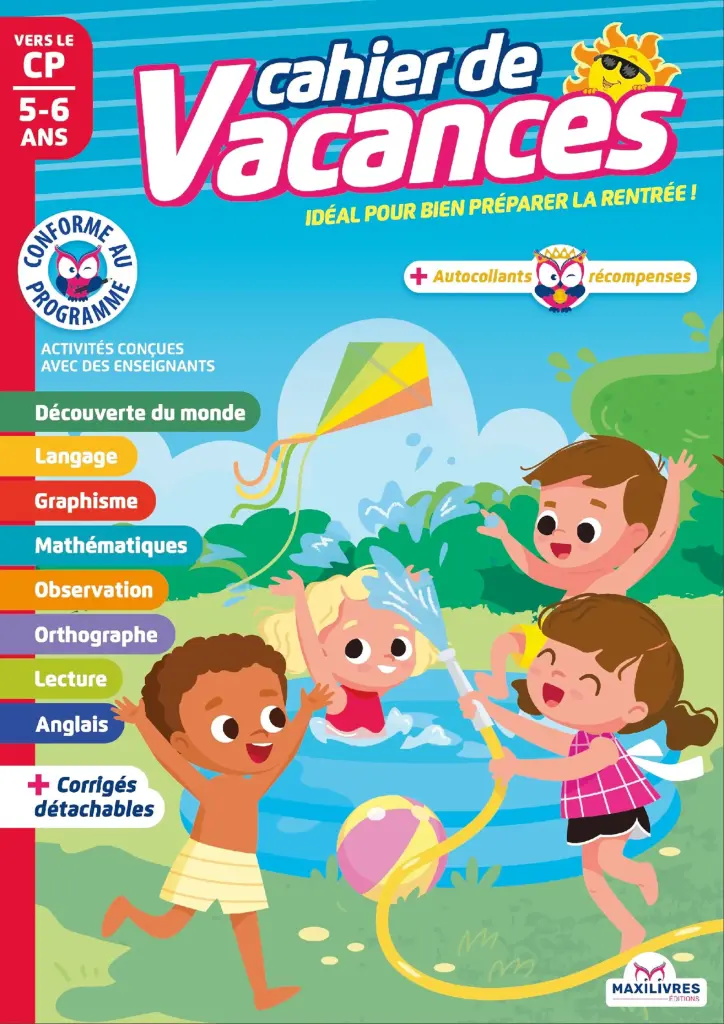 CAHIERS VACANCES - 4 - vers CP 5-6 ans