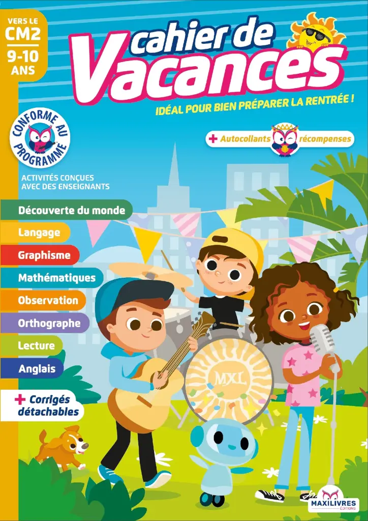CAHIERS VACANCES - 8 - vers CM2 9-10 ans