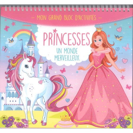 PRINCESSES ACTIVITÉS - Bloc spirale ex.SDP2022