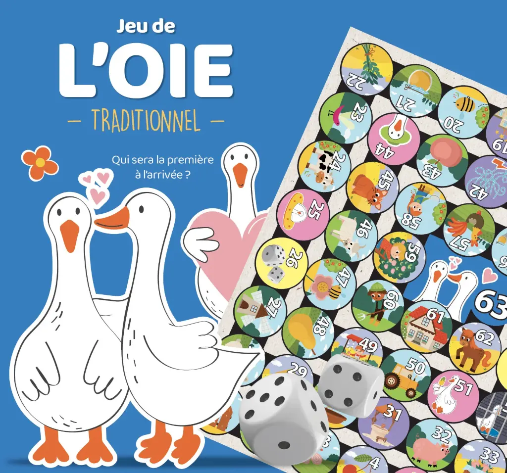 Boîte de jeu - Jeu de l'oie traditionnel