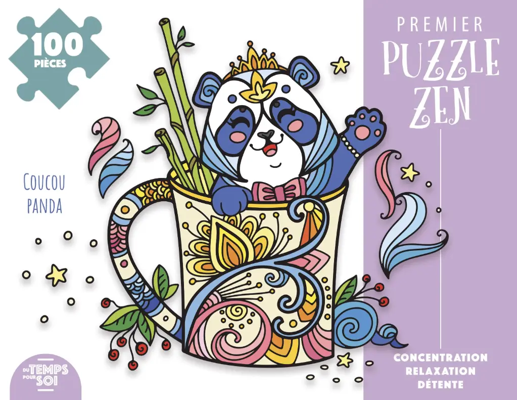 Premier puzzle Zen - COUCOU PANDA (100 pièces)