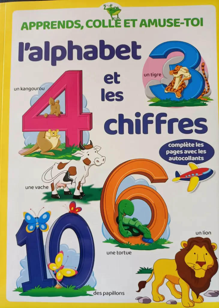 Apprends, colle et amuse-toi !