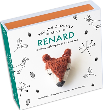 Kit broche tête de renard