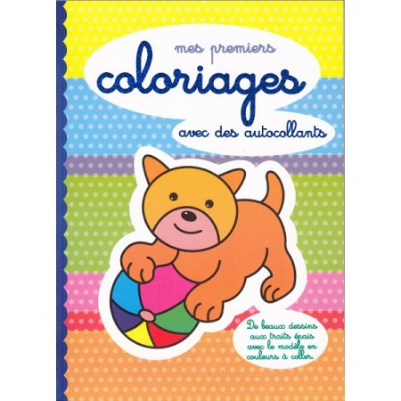  Coloriage 1er Age - 48 pages + 4 pages de Stickers. BRIJ1448 BRIJ1036