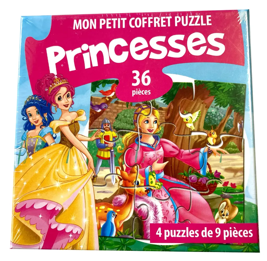 Mon petit coffret puzzle - Princesses