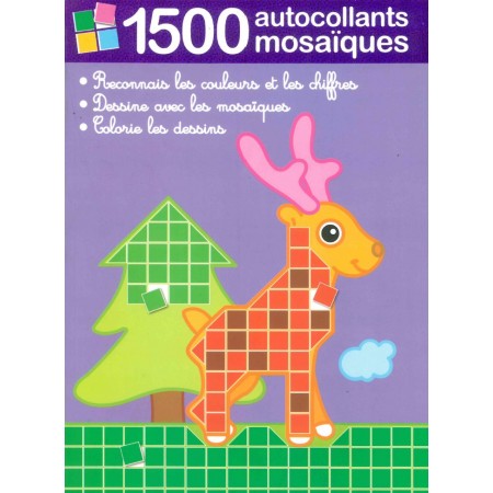 1500 autocollants mosaïques