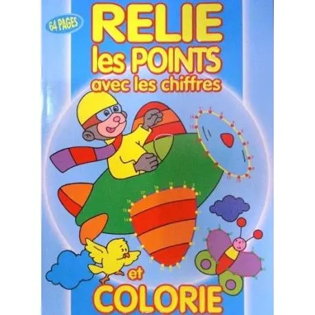 Relie les points avec les chiffres bleu Gaby