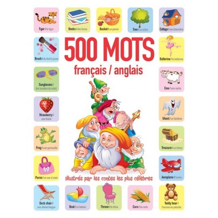 500 mots français - anglais