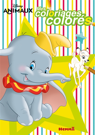 Mes coloriages colorés Disney animaux