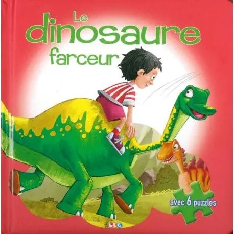 Le dinosaure farceur - livre puzzle