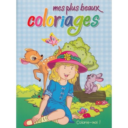 Mes plus beaux coloriages Grandes filles