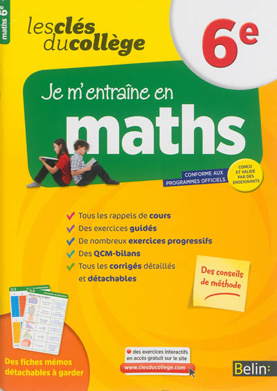 Clés du collège - Maths 6e